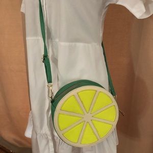 lemon crossbody bag
